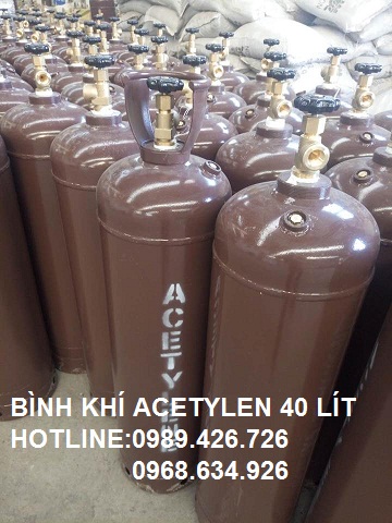 Bình khí Acetylen - Công Ty TNHH Khí Công Nghiệp Sài Gòn